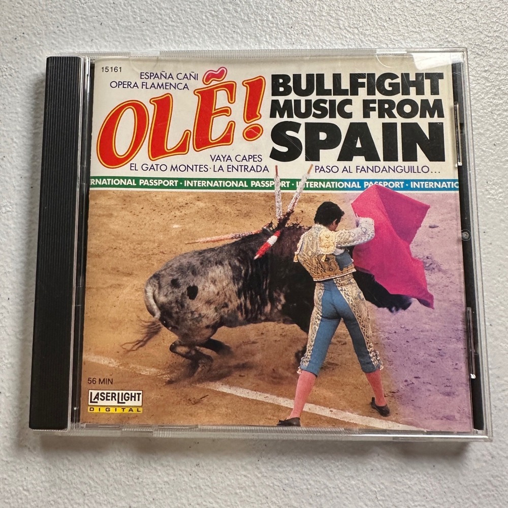 Bullfight Music From Spain Ole! CD 1989 Traditional Pasodoble Flamenco